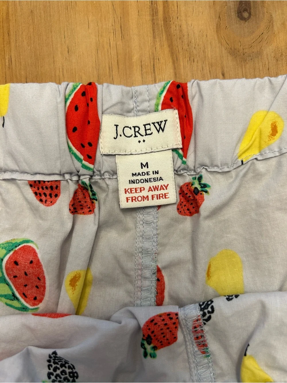 J. Crew | Fruit-Print Pajama Shorts